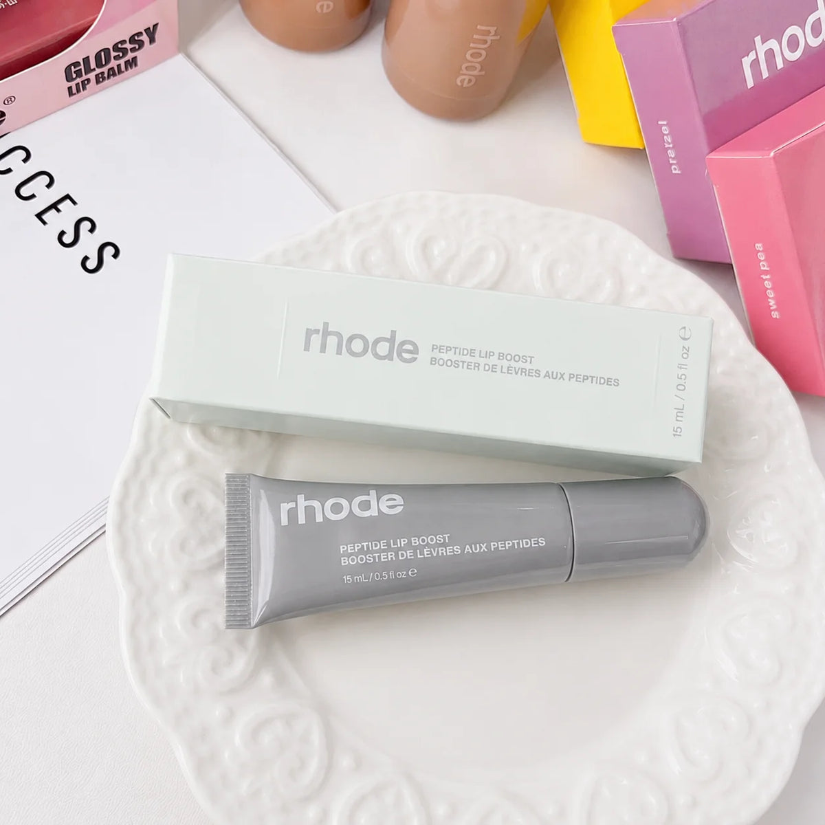 RHODE Peptide Lip Shape Pen Long Lasting Lip Liner Moisturizing Lipstick Gloss Easy To Apply Pocket Blush Cream Skincare Makeup
