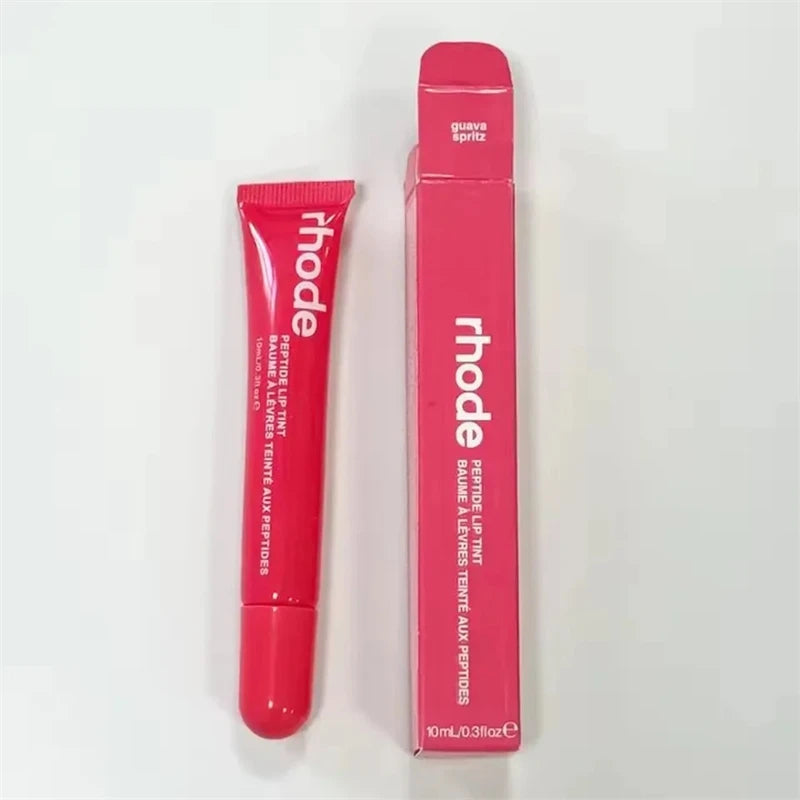 RHODE Limited Edition Lipstick Caramelized Banana New Blue Storage Bag Repair Barrier Gel Essence Fresh in Texture Moisturizing