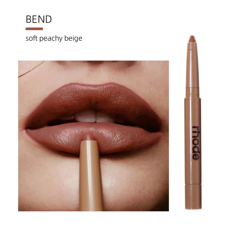 Rhode Skin Peptide Lip Shape Pen Lip Liner Long Lasting Lip Tint Pencil Pen Makeup Lipstick Powder Blusher Gloss Rouge Makeup