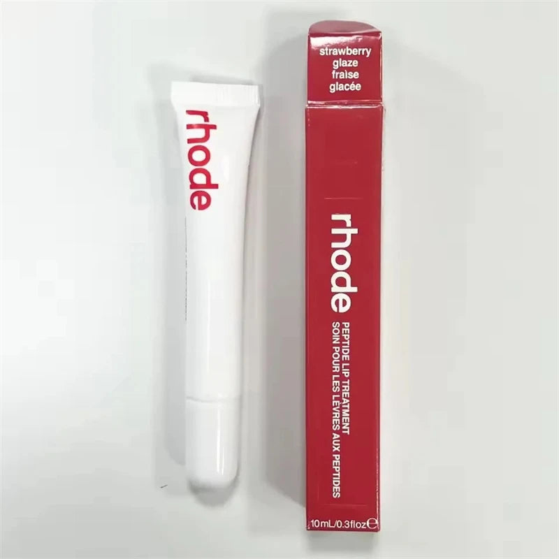 RHODE Limited Edition Lipstick Caramelized Banana New Blue Storage Bag Repair Barrier Gel Essence Fresh in Texture Moisturizing