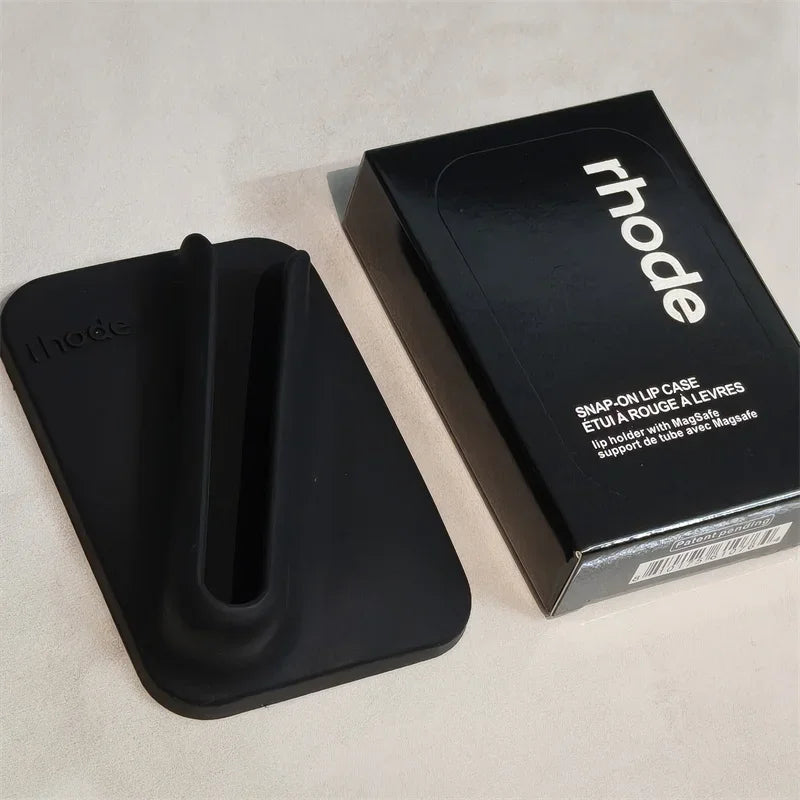 Rhode Lip Gloss Holder Magnetic Phone Case for IPhone 17 16 15 14 13 Pro Max Lipstick Blusher Lip Liner Glazing Milk Skin Care