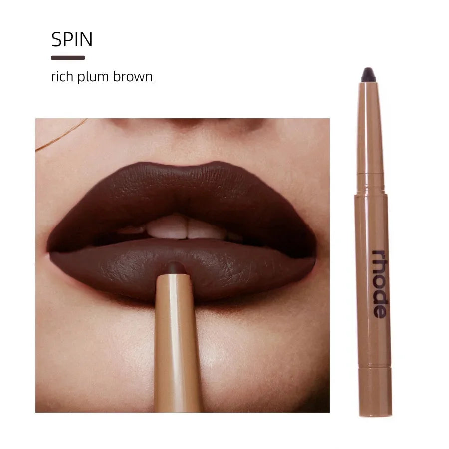 Rhode Skin Peptide Lip Shape Pen Lip Liner Long Lasting Lip Tint Pencil Pen Makeup Lipstick Powder Blusher Gloss Rouge Makeup