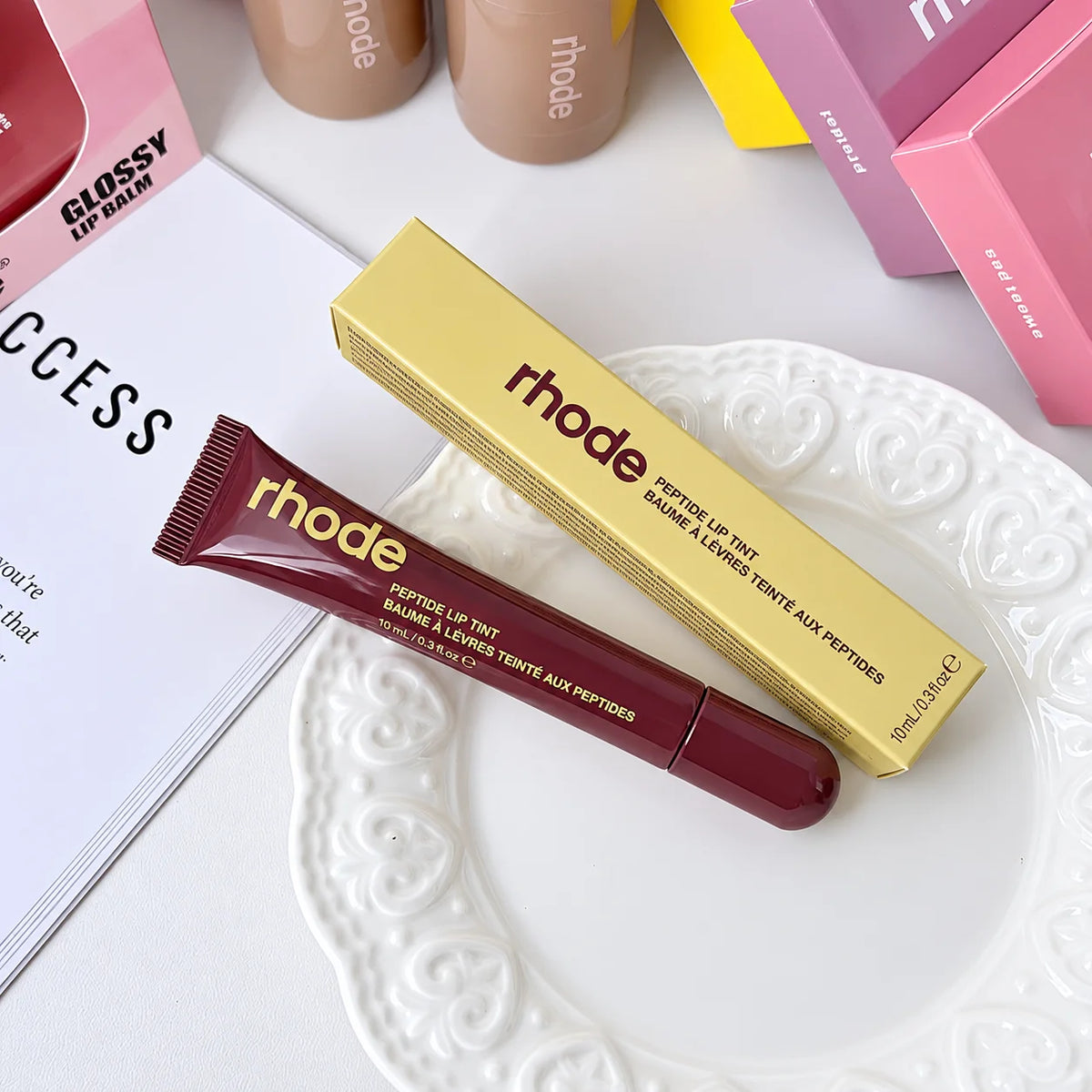 RHODE Peptide Lip Shape Pen Long Lasting Lip Liner Moisturizing Lipstick Gloss Easy To Apply Pocket Blush Cream Skincare Makeup