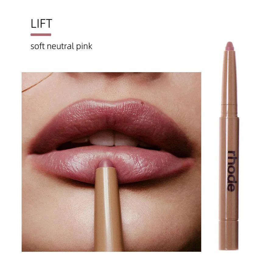 Rhode Skin Peptide Lip Shape Pen Lip Liner Long Lasting Lip Tint Pencil Pen Makeup Lipstick Powder Blusher Gloss Rouge Makeup