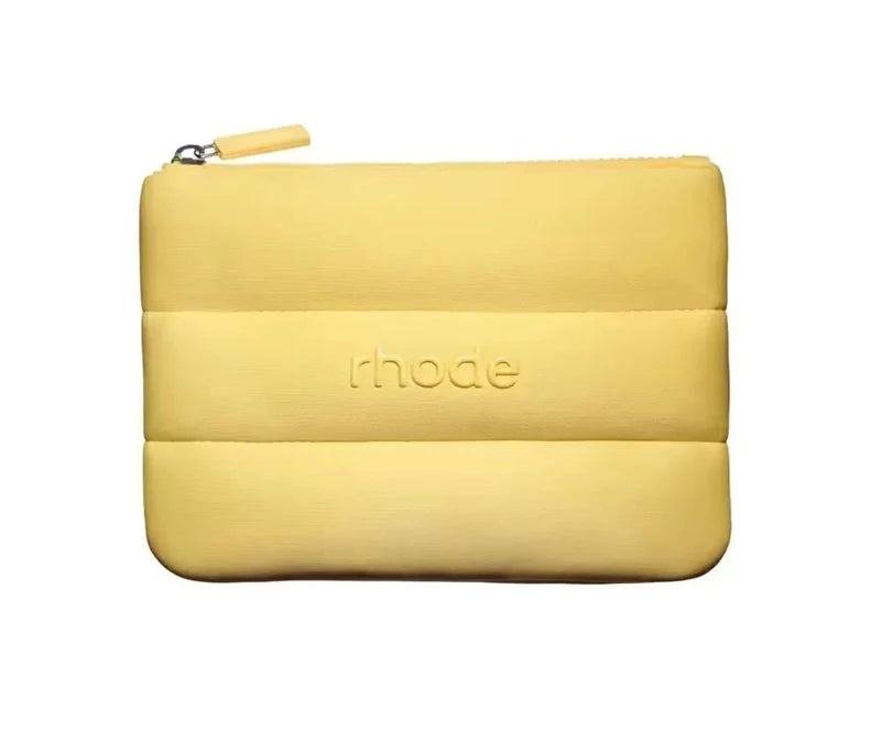 RHODE Limited Edition Lipstick Caramelized Banana New Blue Storage Bag Repair Barrier Gel Essence Fresh in Texture Moisturizing