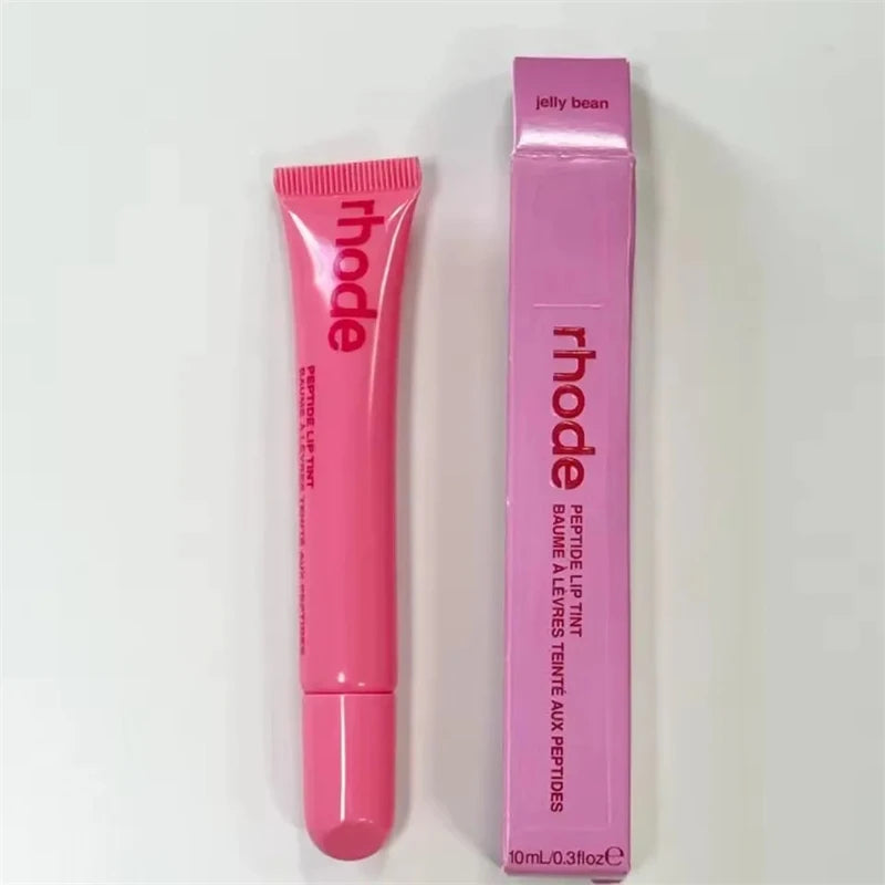 RHODE Limited Edition Lipstick Caramelized Banana New Blue Storage Bag Repair Barrier Gel Essence Fresh in Texture Moisturizing