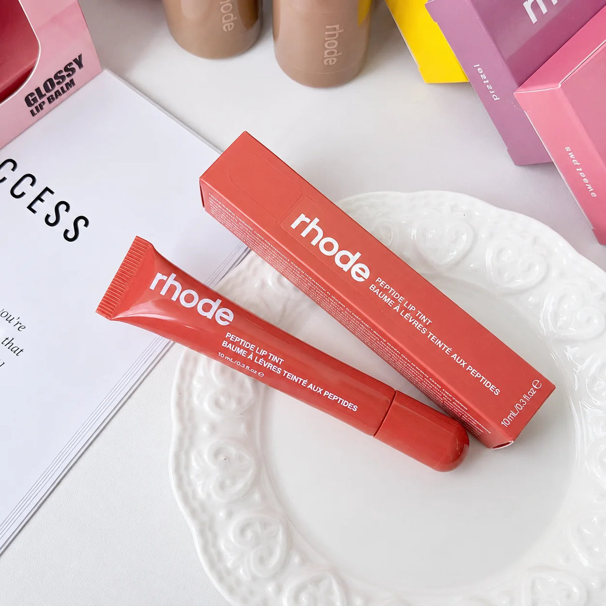 RHODE Peptide Lip Shape Pen Long Lasting Lip Liner Moisturizing Lipstick Gloss Easy To Apply Pocket Blush Cream Skincare Makeup