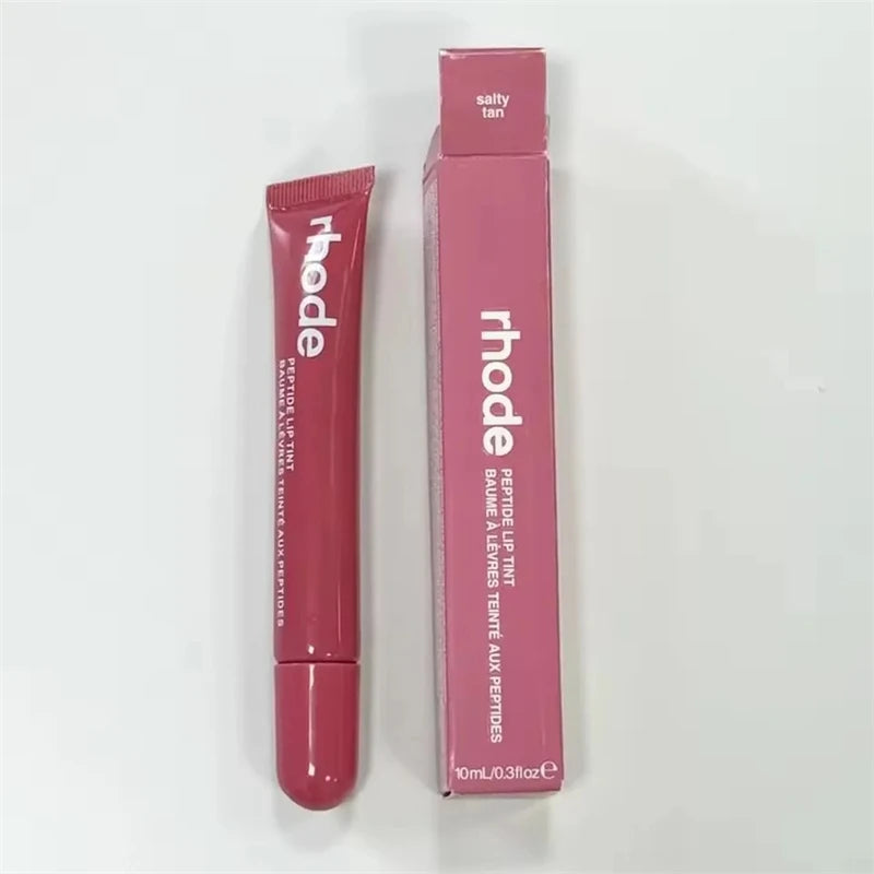 RHODE Limited Edition Lipstick Caramelized Banana New Blue Storage Bag Repair Barrier Gel Essence Fresh in Texture Moisturizing