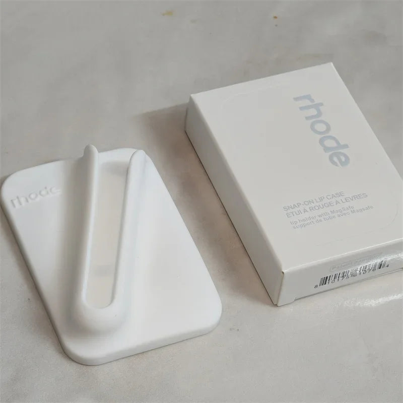 Rhode Lip Gloss Holder Magnetic Phone Case for IPhone 17 16 15 14 13 Pro Max Lipstick Blusher Lip Liner Glazing Milk Skin Care