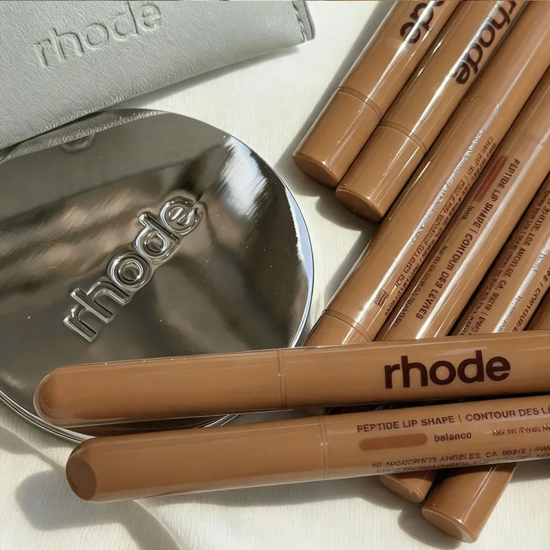 Rhode Lip Gloss Holder Magnetic Phone Case for IPhone 17 16 15 14 13 Pro Max Lipstick Blusher Lip Liner Glazing Milk Skin Care