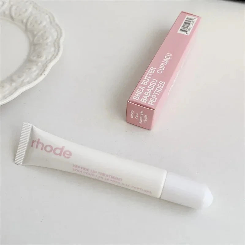 RHODE Limited Edition Lipstick Caramelized Banana New Blue Storage Bag Repair Barrier Gel Essence Fresh in Texture Moisturizing