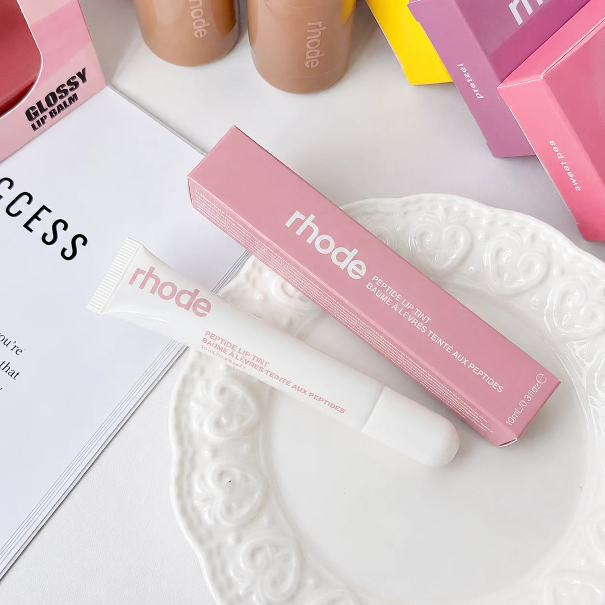 RHODE Peptide Lip Shape Pen Long Lasting Lip Liner Moisturizing Lipstick Gloss Easy To Apply Pocket Blush Cream Skincare Makeup