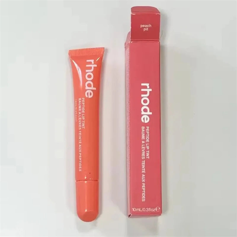 RHODE Limited Edition Lipstick Caramelized Banana New Blue Storage Bag Repair Barrier Gel Essence Fresh in Texture Moisturizing