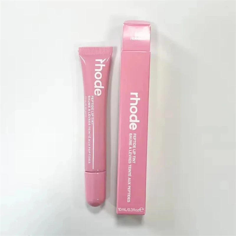 RHODE Limited Edition Lipstick Caramelized Banana New Blue Storage Bag Repair Barrier Gel Essence Fresh in Texture Moisturizing
